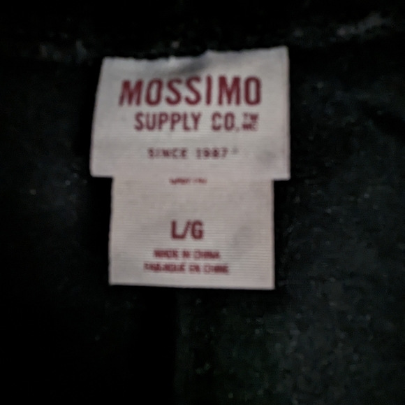 MOSSIMO Black Terciopelo bell Luxury Pants Size L Grande - Picture 16 of 16